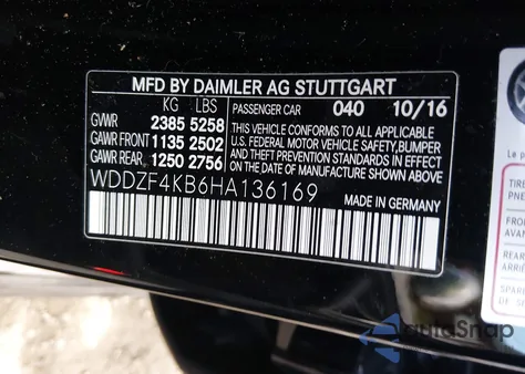 2017 Mercedes-Benz E 300 4Matic from USA, damaged, VIN WDDZF4KB6HA136169